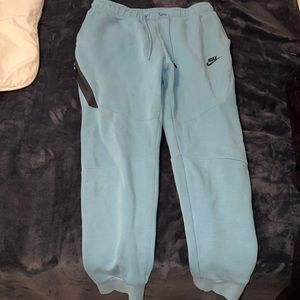Mens size M Blue Nike fleece tech sweatpants